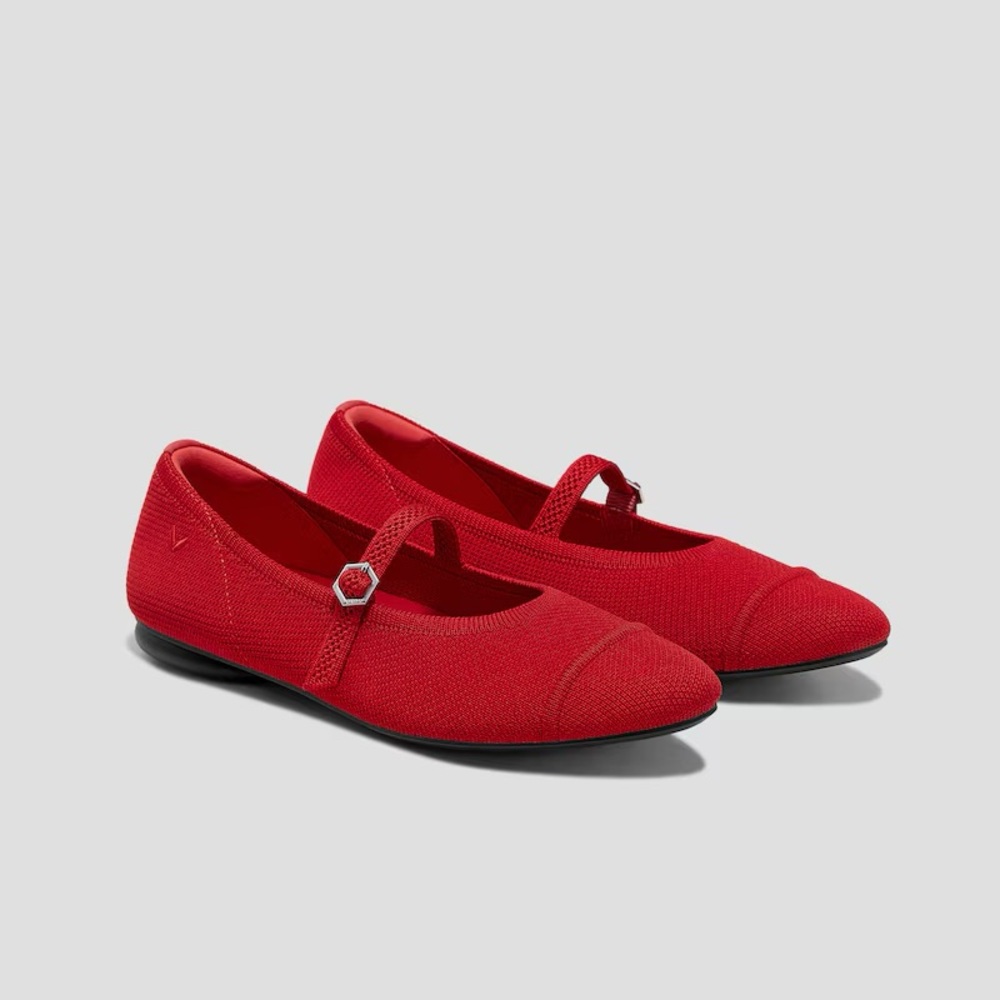 Vivaia - Women's Red Ballet Flats